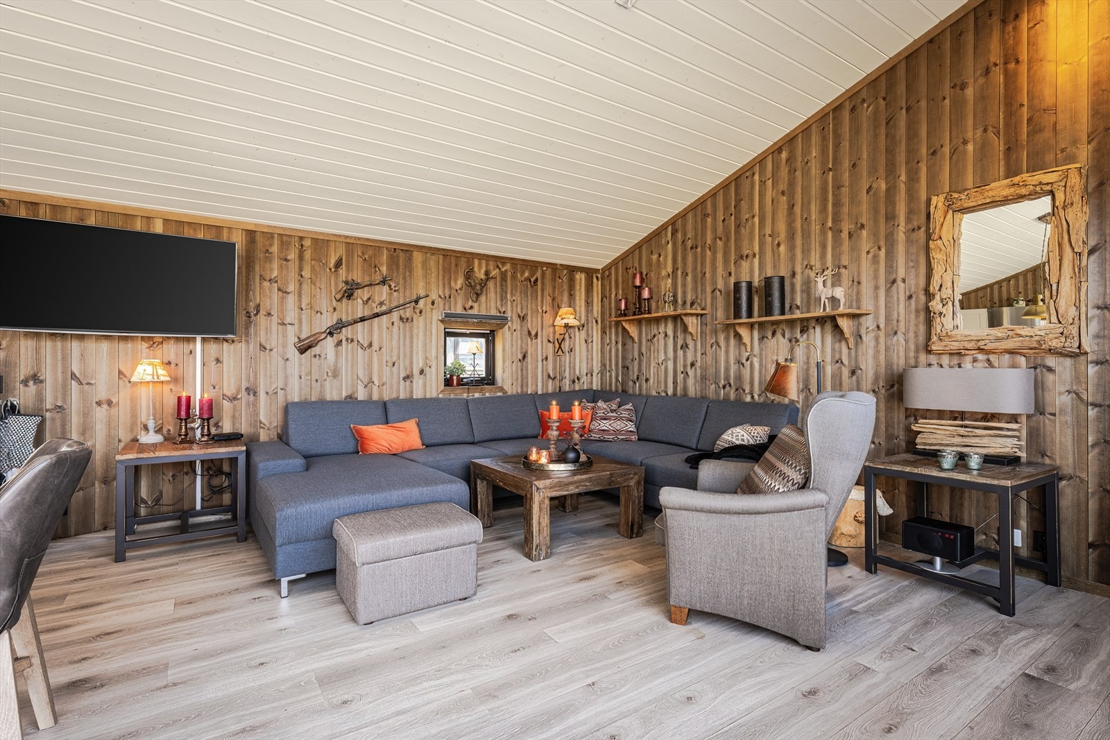 Hyggelig stue-del. Galleribilde