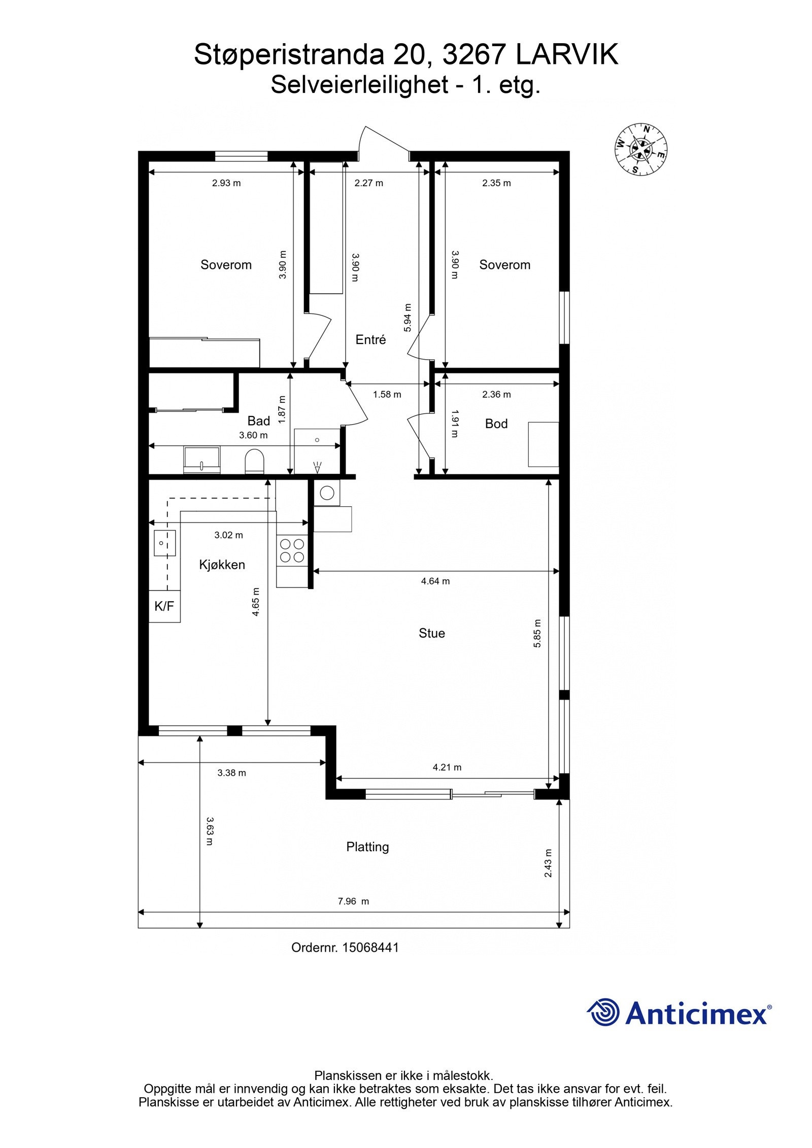 Plantegning. Galleribilde