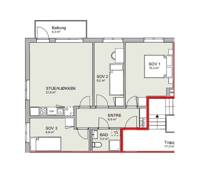 Plantegning Galleribilde