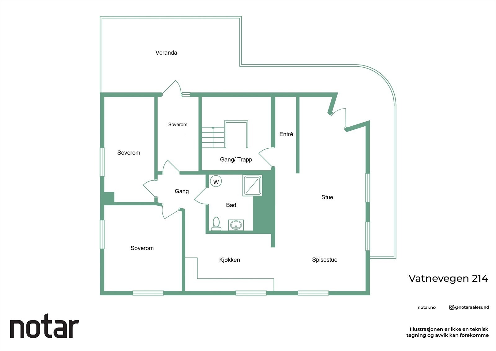 Plantegning Galleribilde