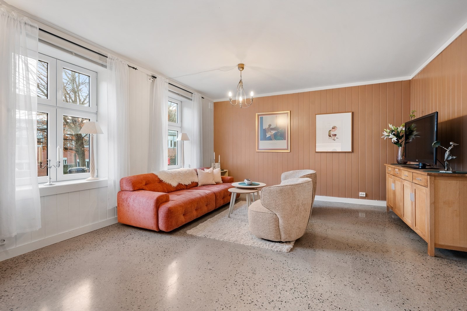 Romslig stue Galleribilde