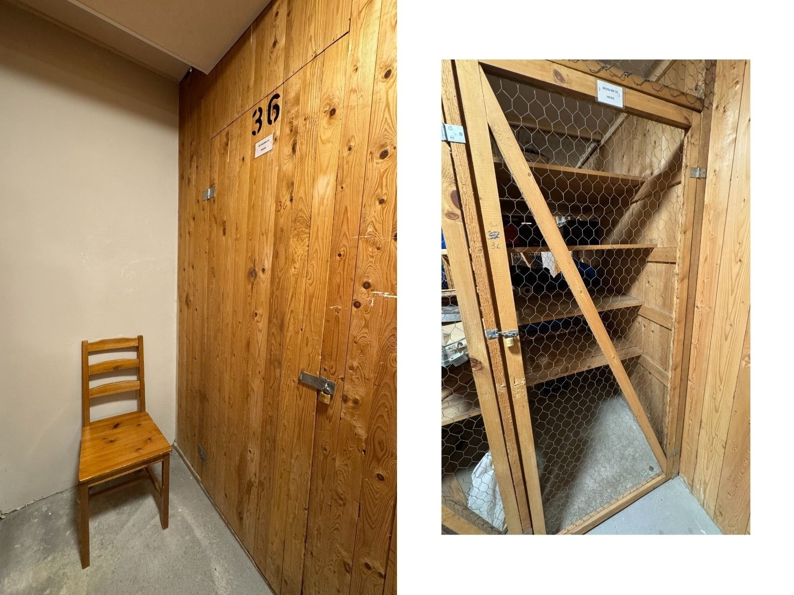 I kjelleren disponerer leiligheten to praktiske boder. Galleribilde