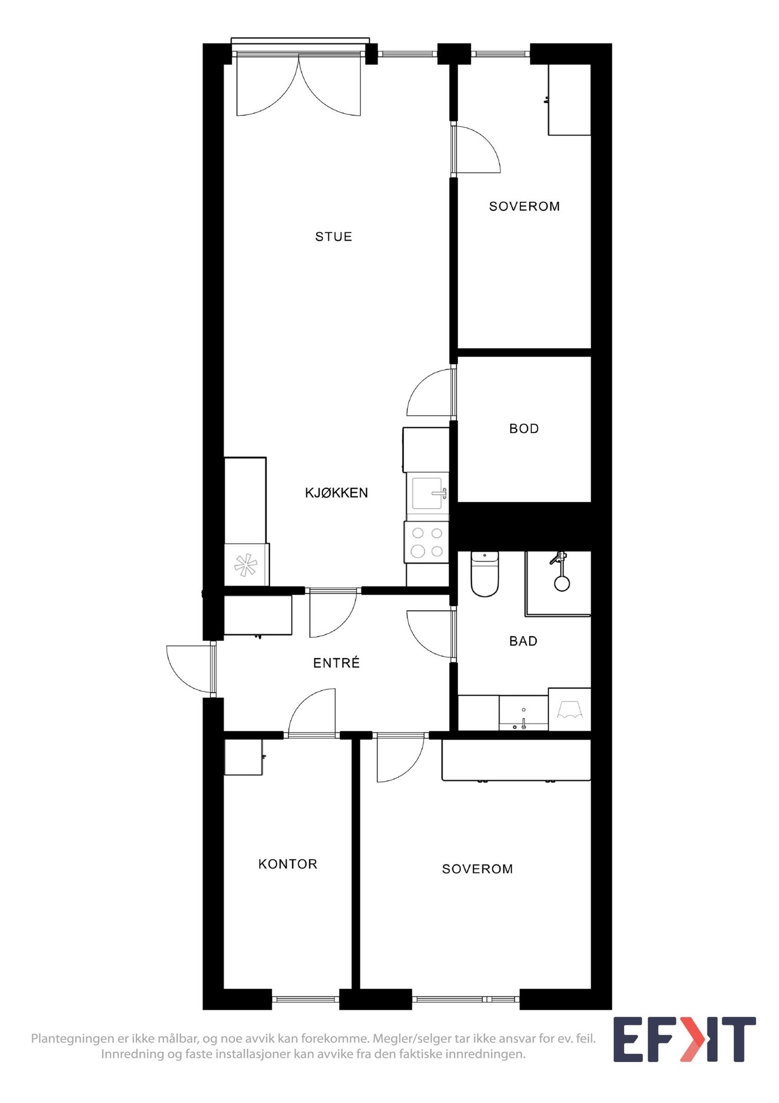 Plantegning. Galleribilde