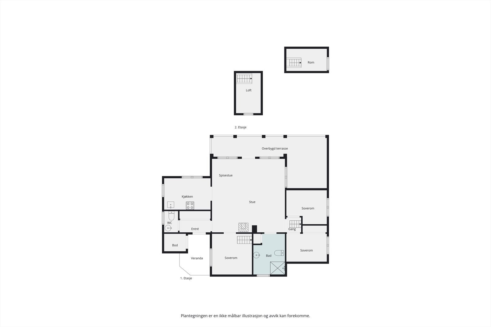 Plantegning Galleribilde