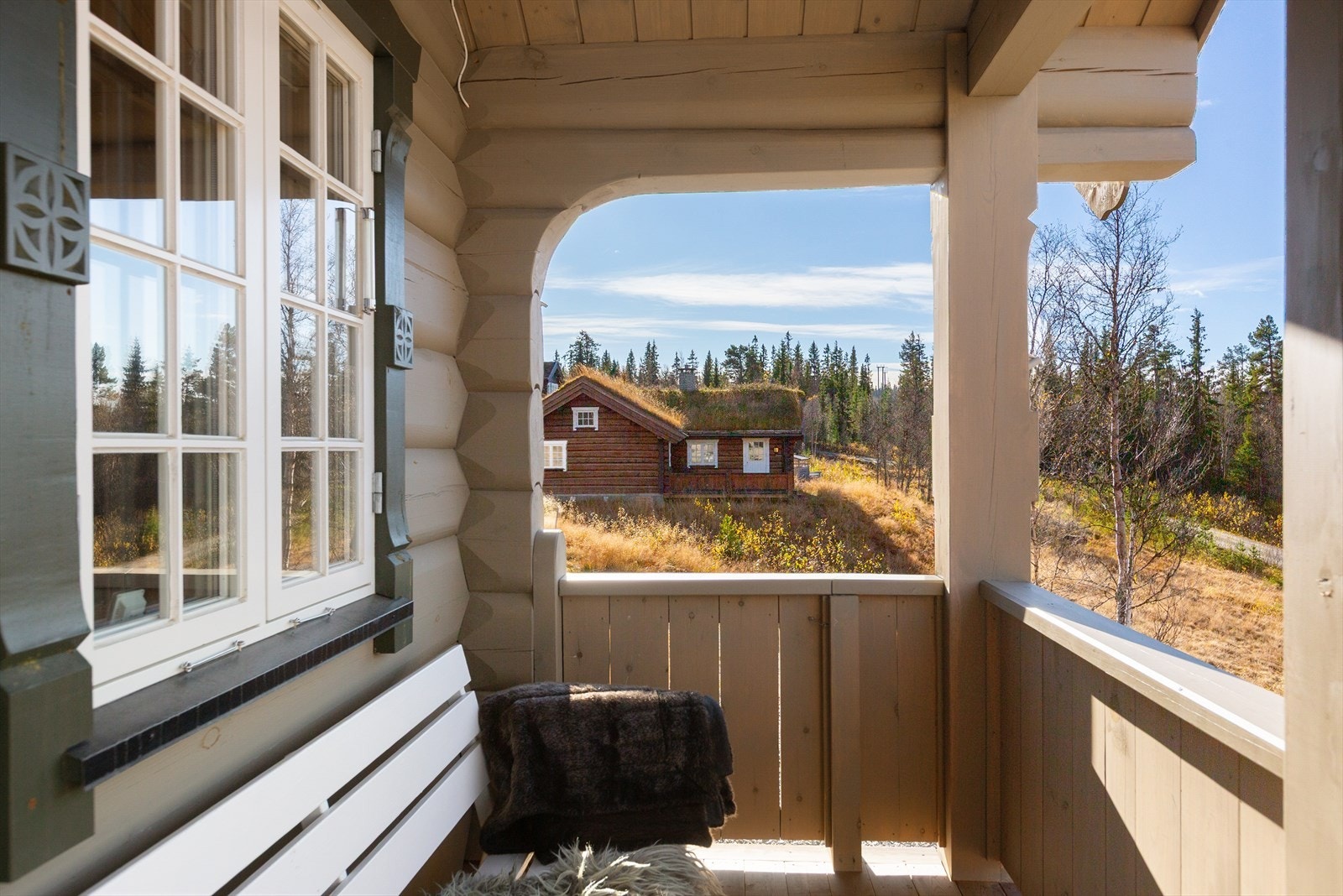 Terrassen er delvis overbygd. Galleribilde