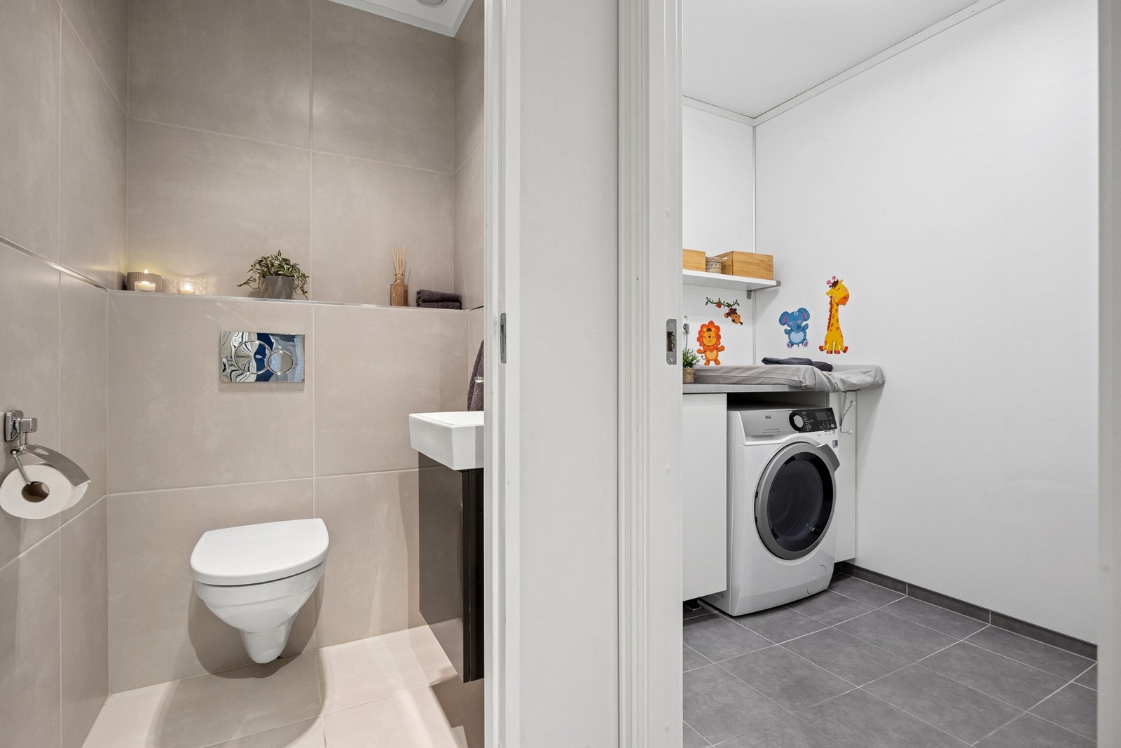 Både wc-rommet og vaskerommet ble oppgradert i 2018 med nye overflater, nytt utstyr og utskifting av vannrør. Galleribilde