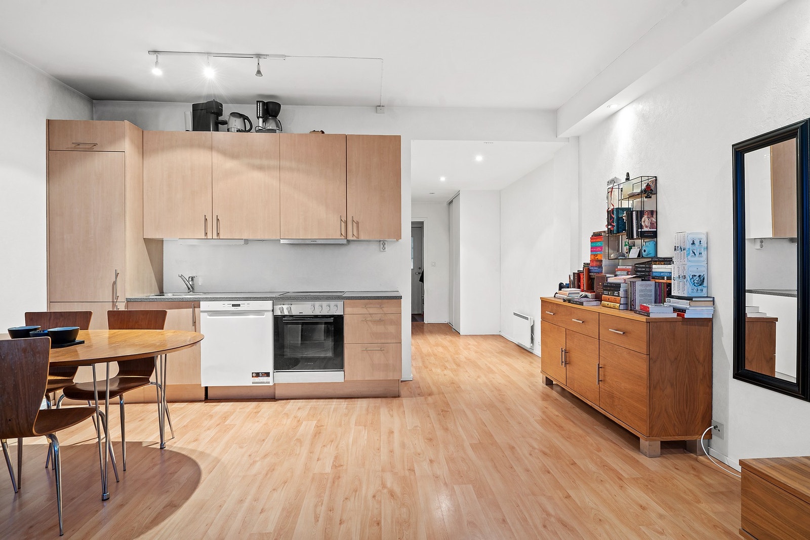 Åpen stue kjøkken løsning Galleribilde