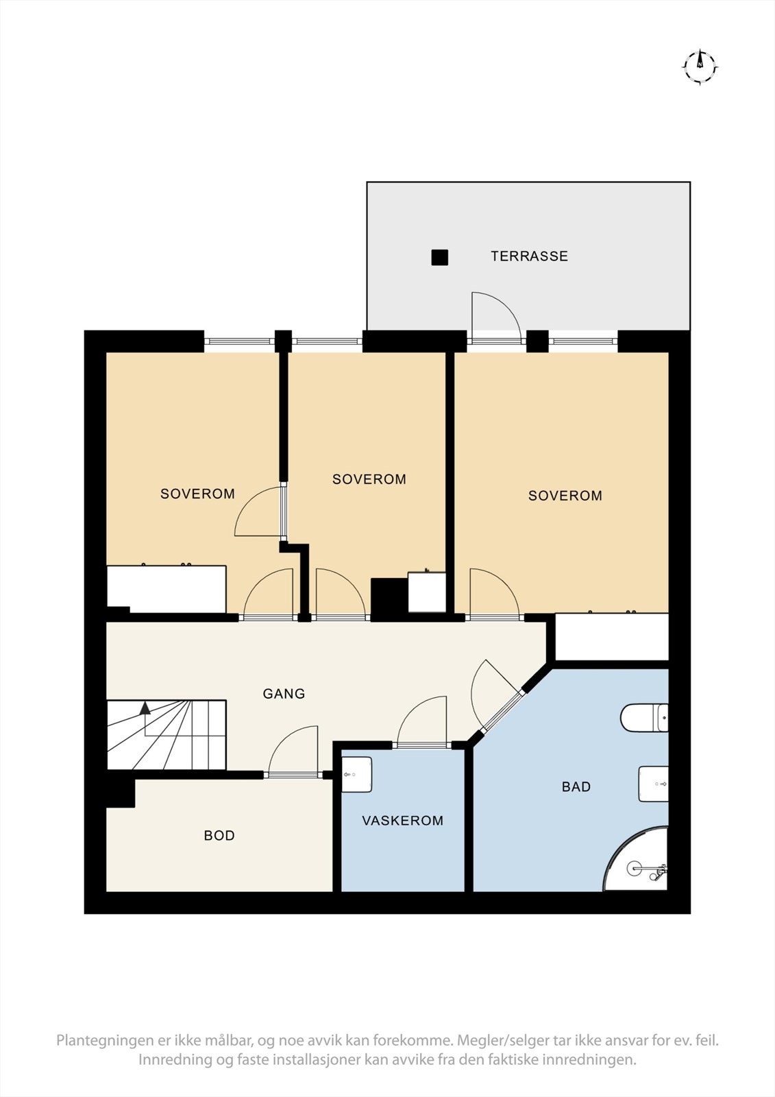 Plantegning, underetasje Galleribilde