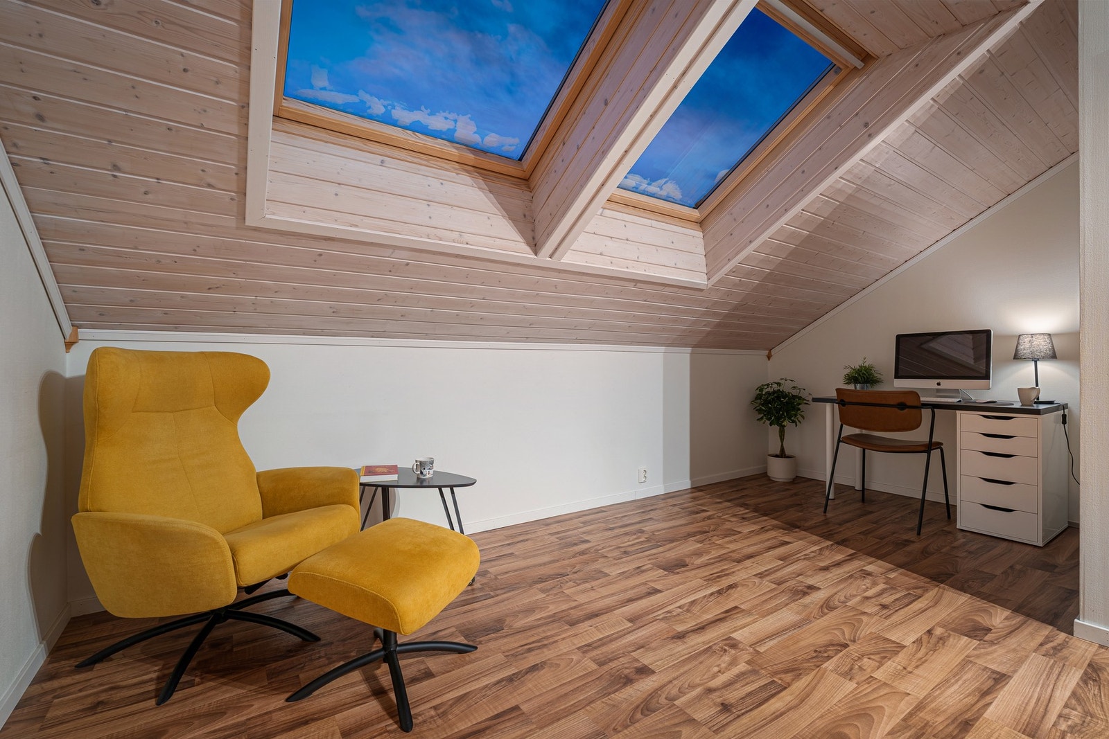 Fungerer ypperlig som ekstra stue eller kontor. Galleribilde