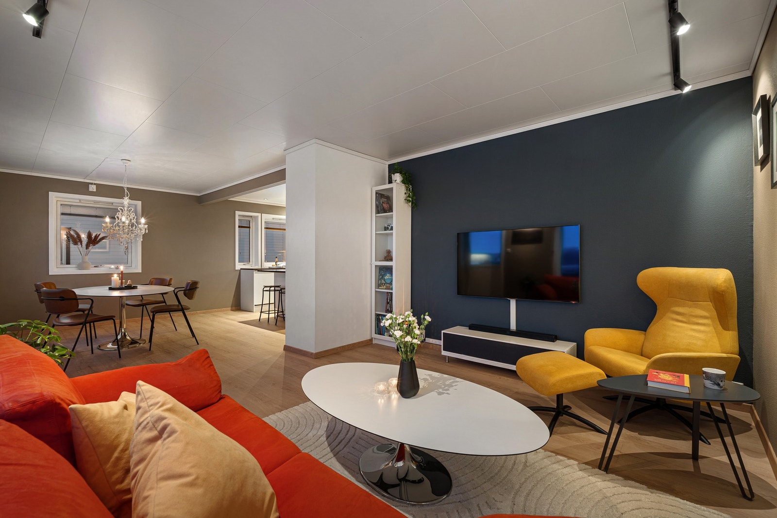 Stuen er på 26 kvm med en god og fleksibel planløsning. Galleribilde