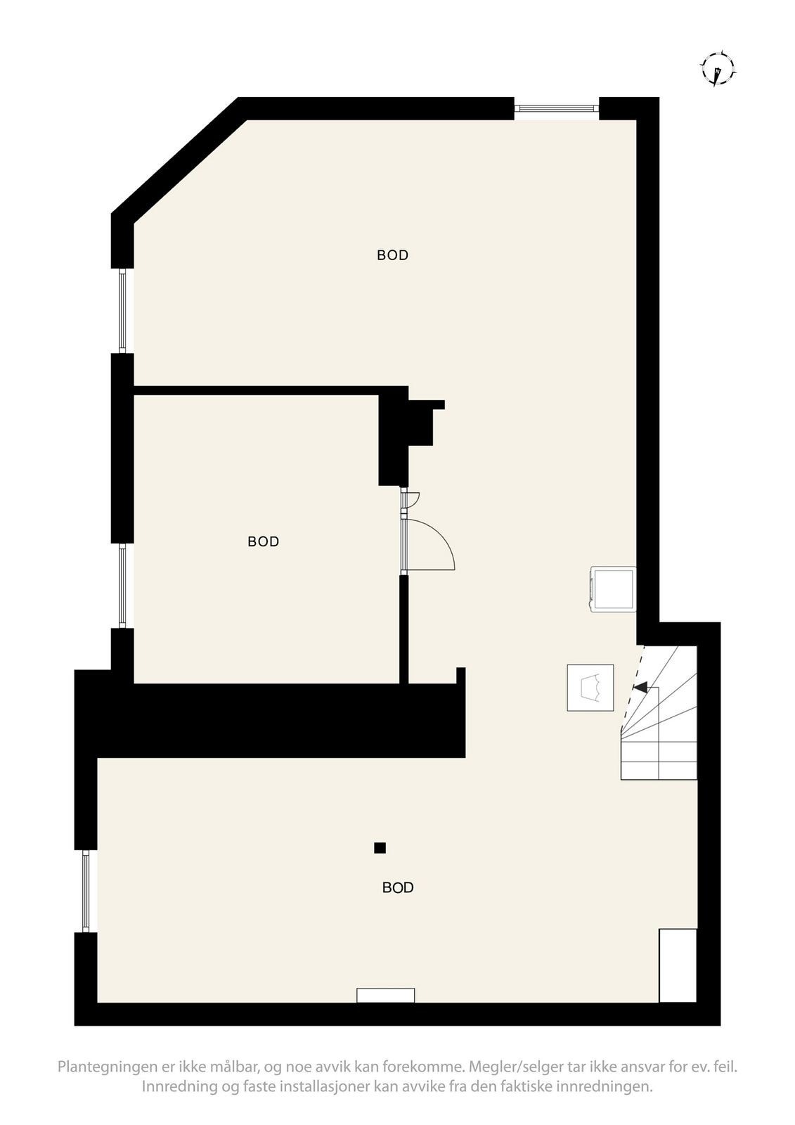 Plantegning kjeller Galleribilde