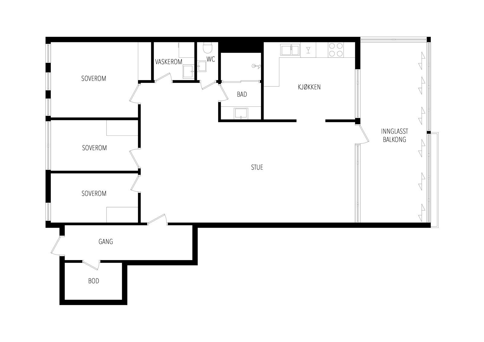 Plantegning Galleribilde