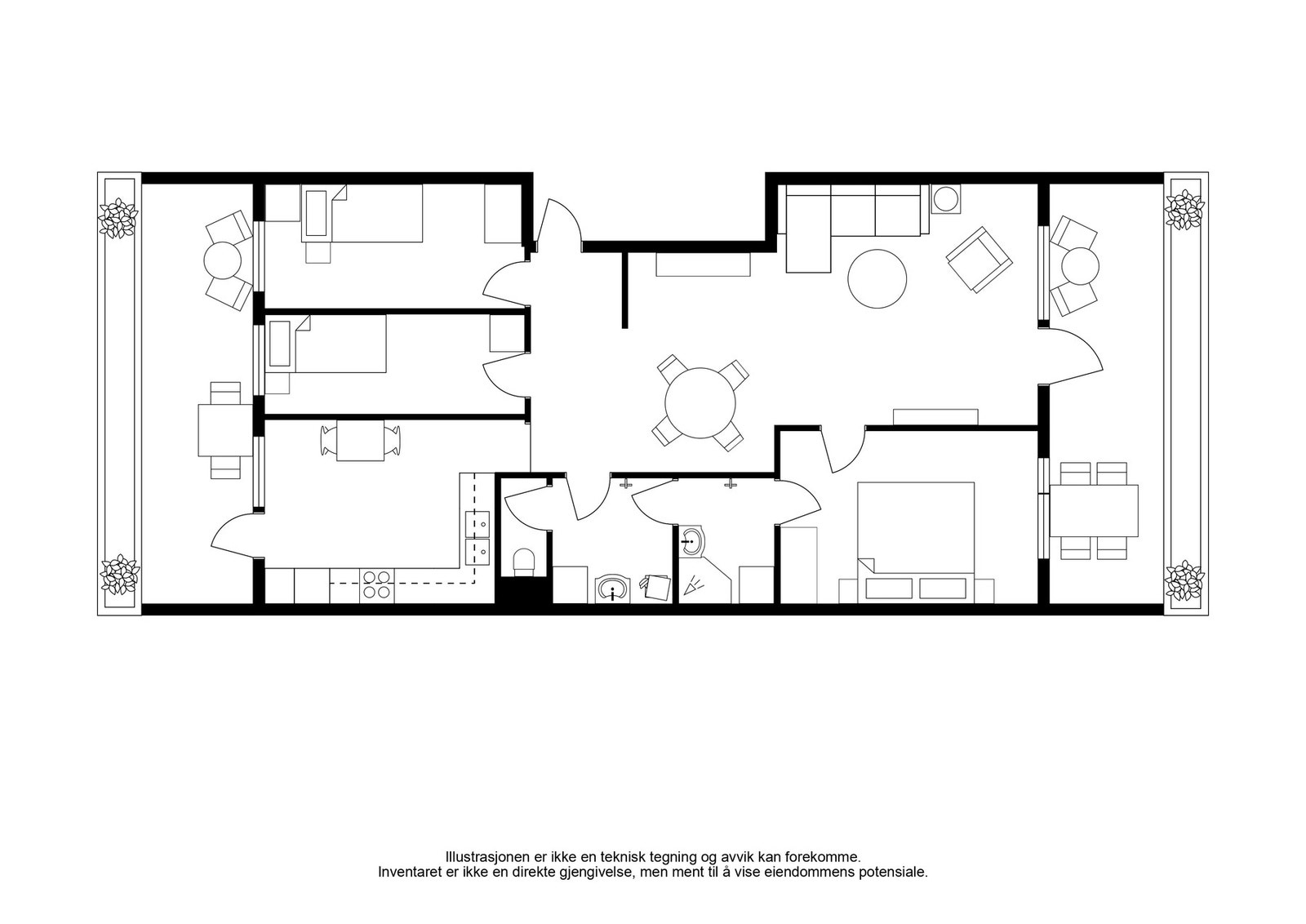 Planskisse. Galleribilde