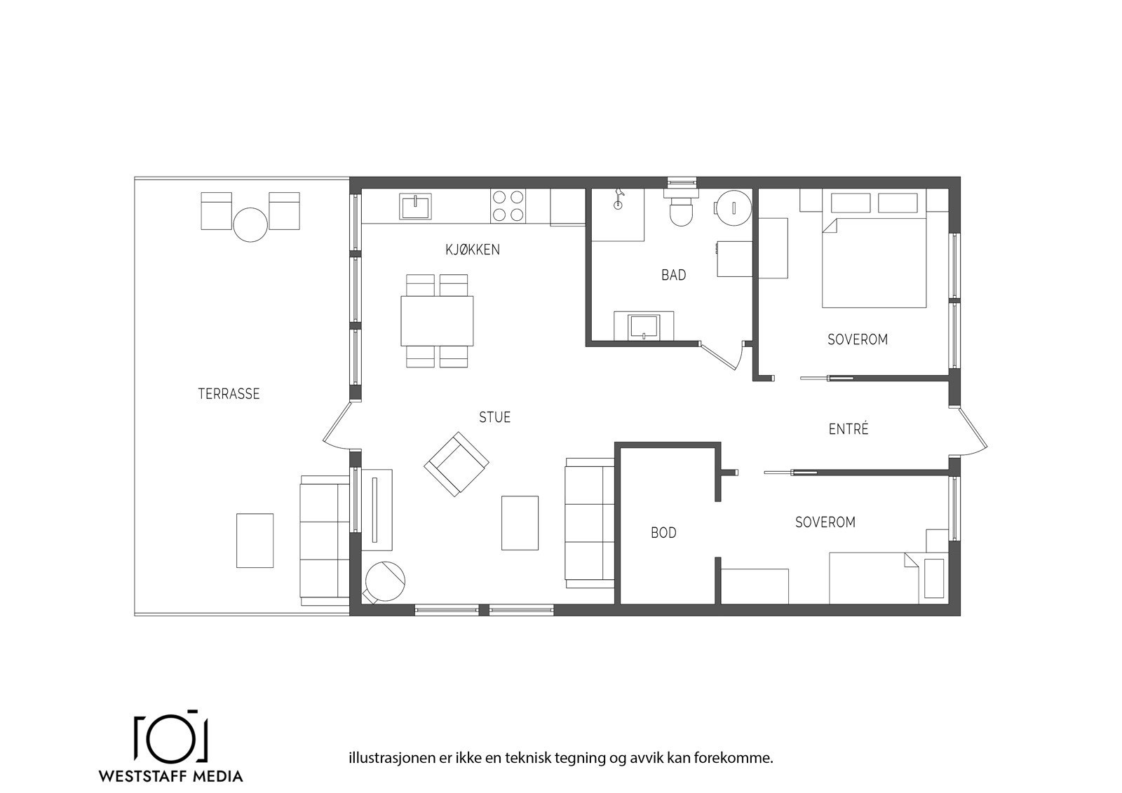 Planløsning. Galleribilde