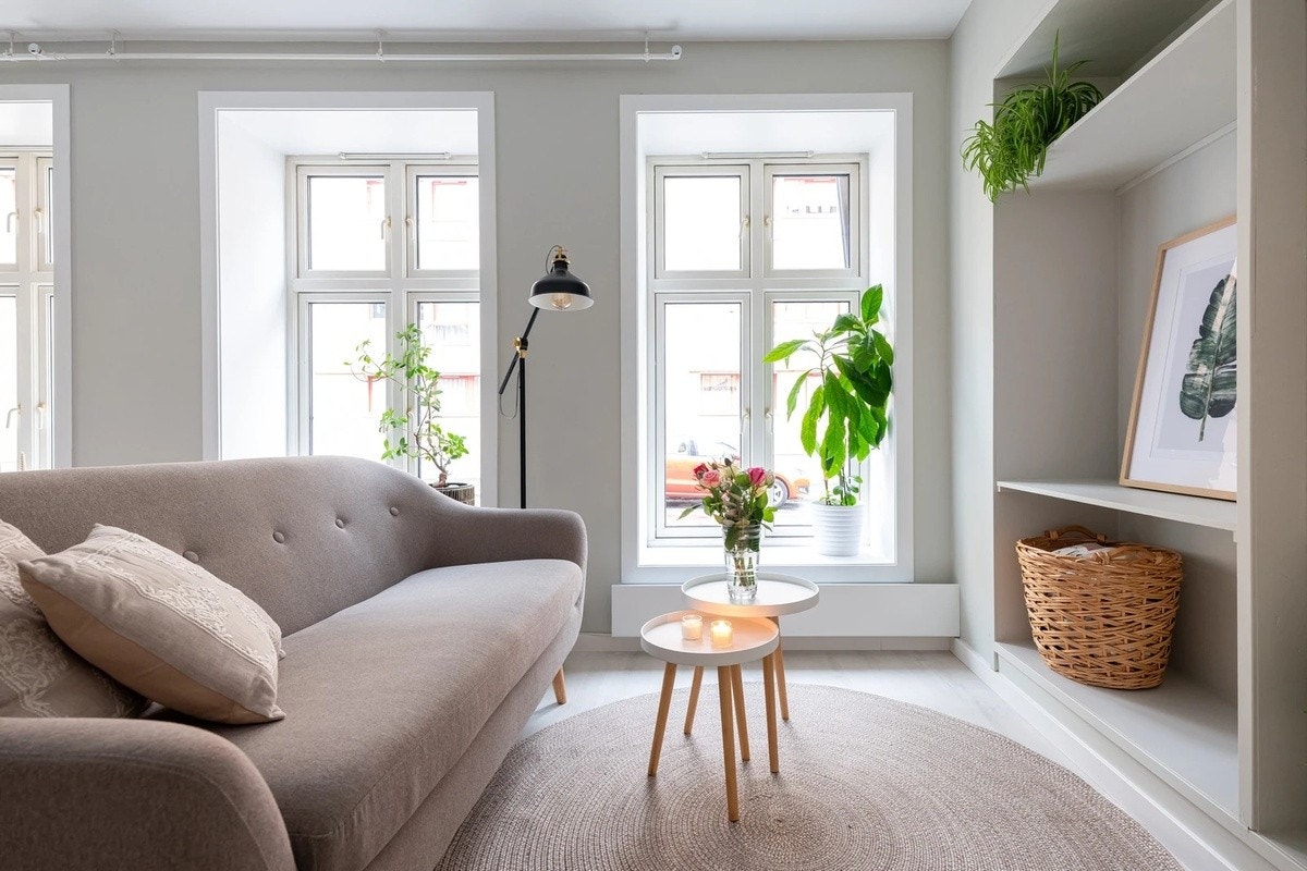 De dype karmene er en fin detalj på en typisk klassisk bygårdsleilighet. Galleribilde