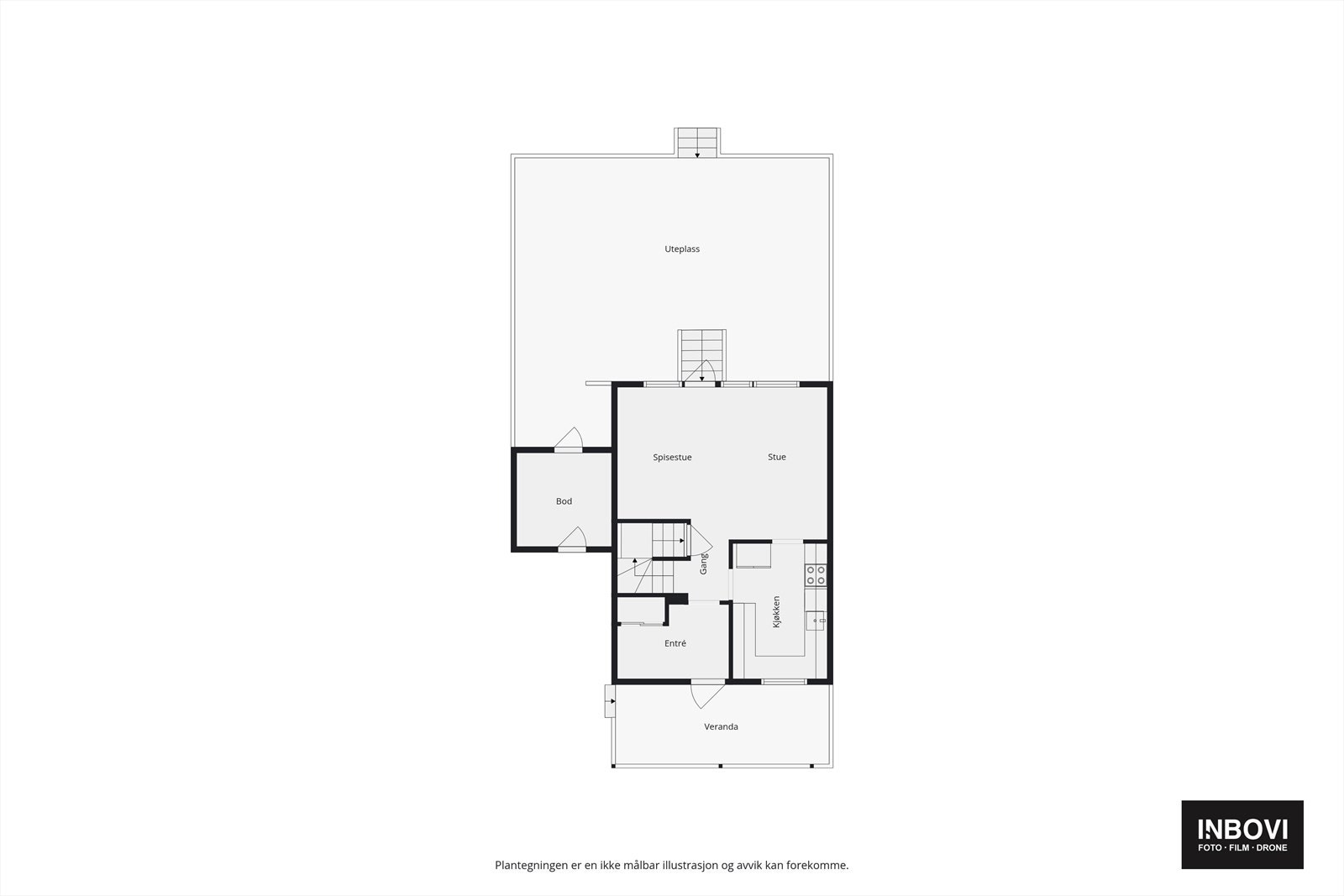 Plantegning 1. etasje. Galleribilde