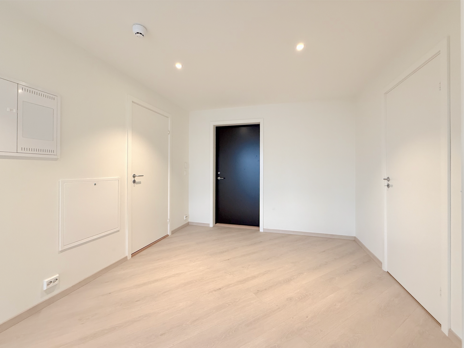 Romslig entré med plass til garderobe og tilgang til boligens øvrige rom. Galleribilde