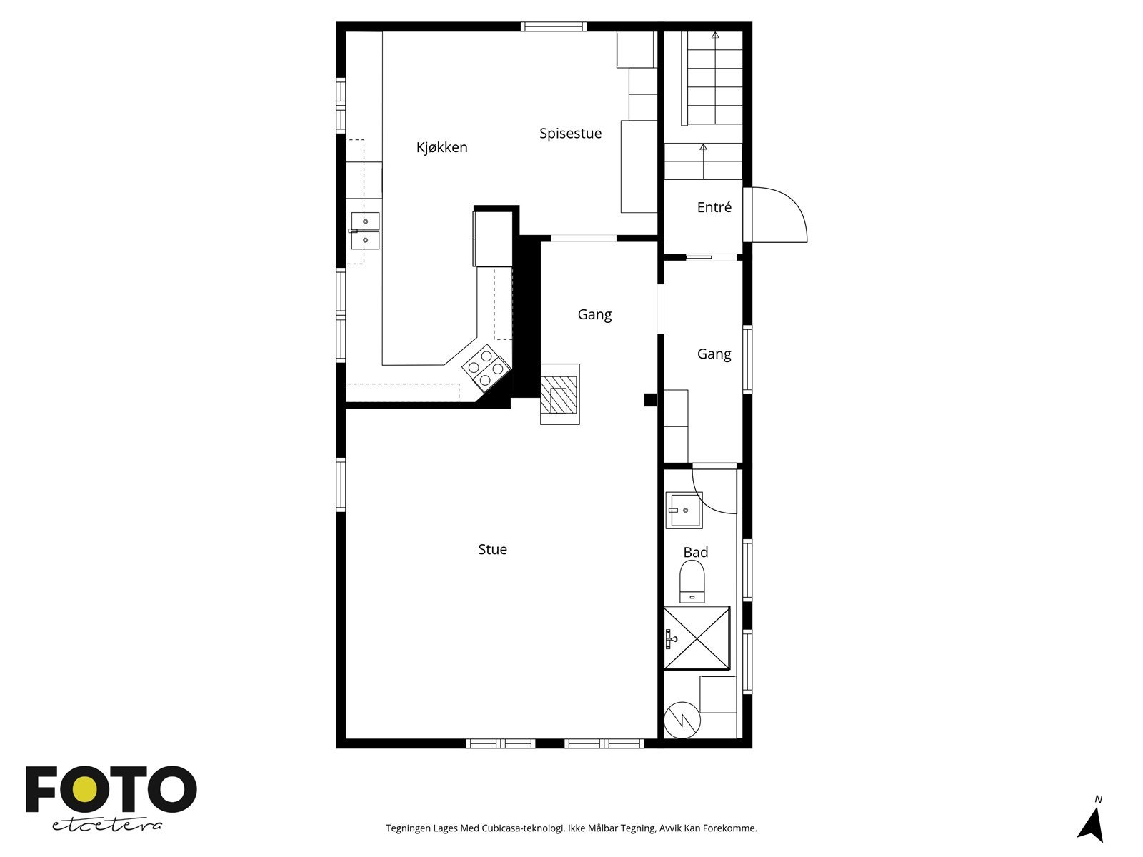 Illustrert planskisse, 1. etasje Galleribilde