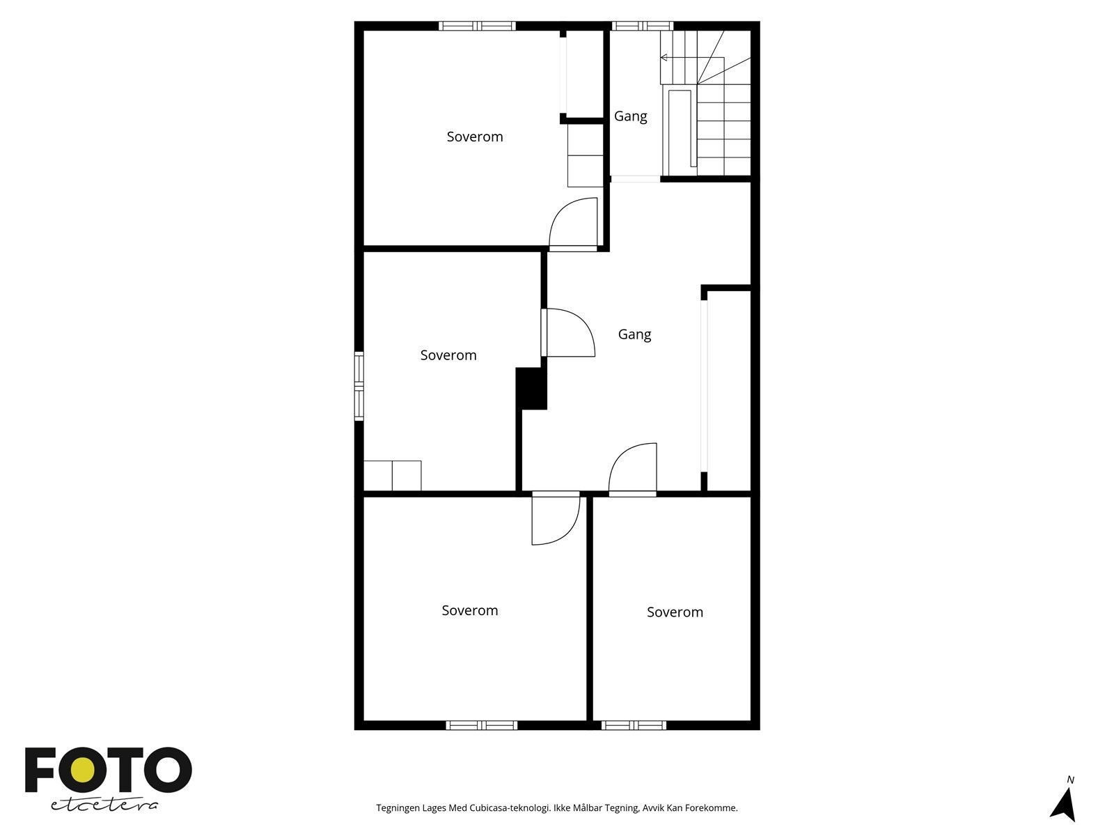 Illustrert planskisse, 2. etasje Galleribilde