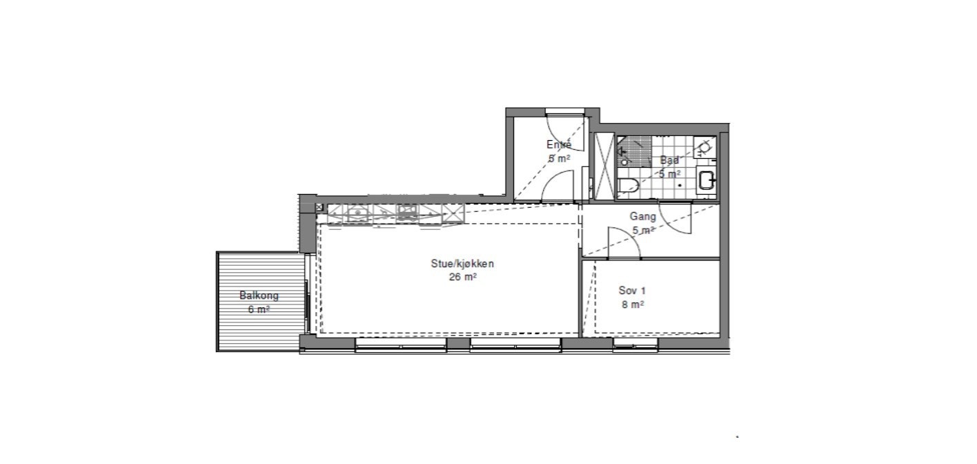 Plantegning Galleribilde