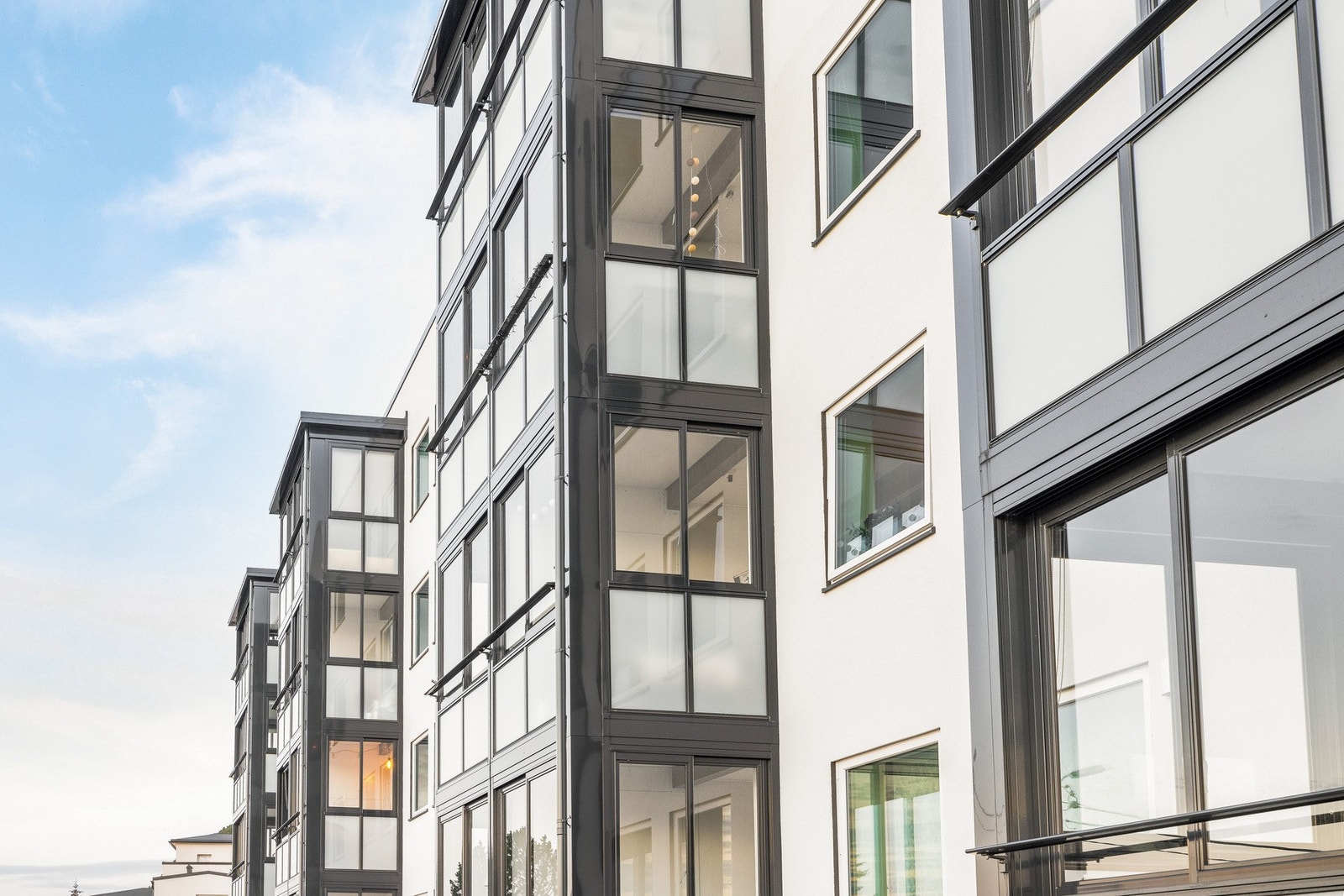 Leiligheten ligger luftig til uten særlig innsyn. Galleribilde