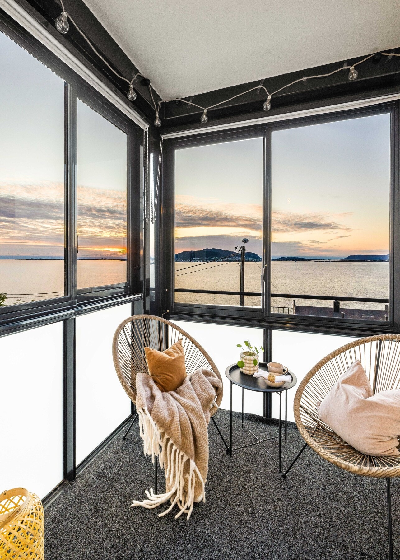 Leiligheten byr på ekstremt god utsikt. Galleribilde