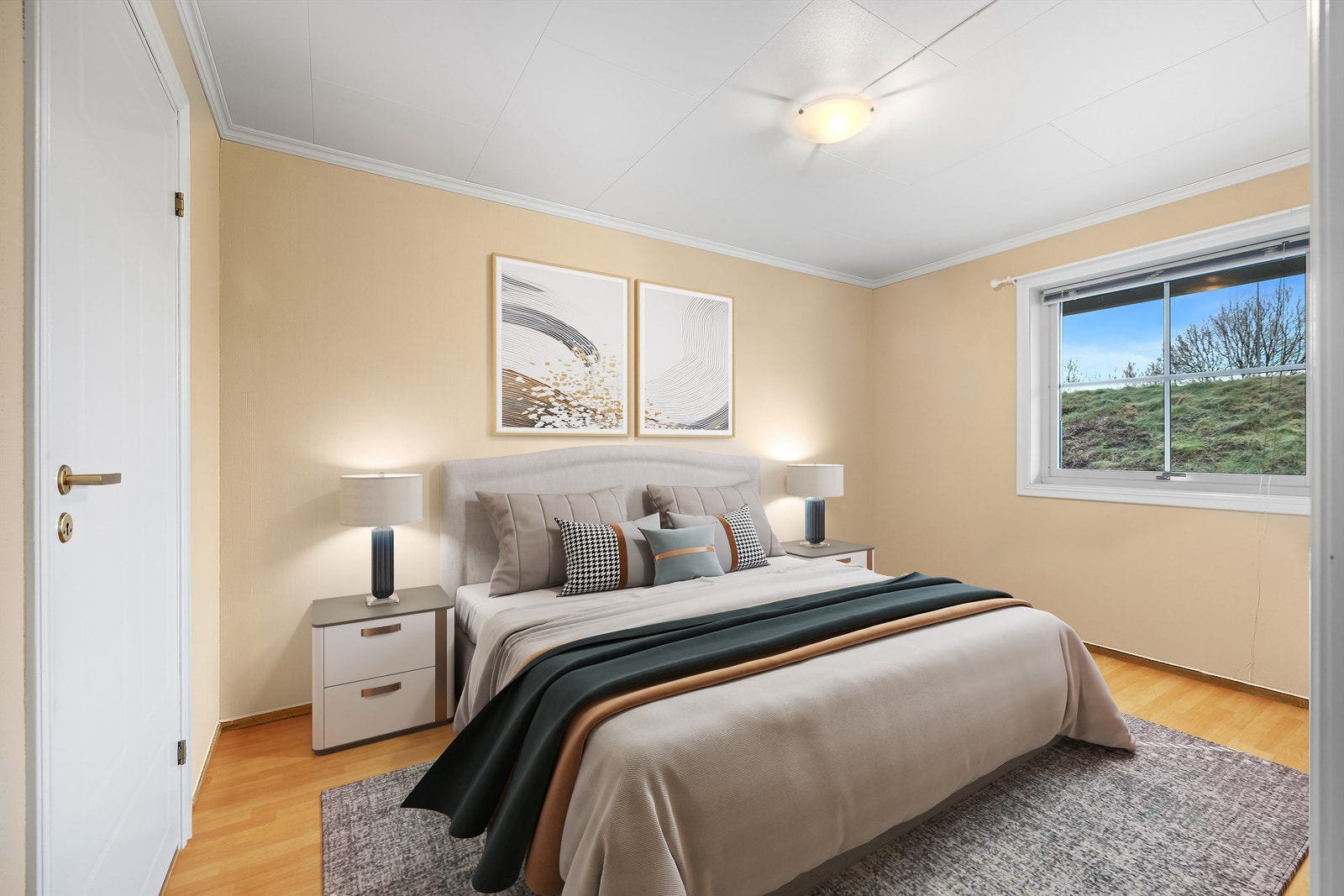 Illustrasjonsbilde med digital styling Galleribilde