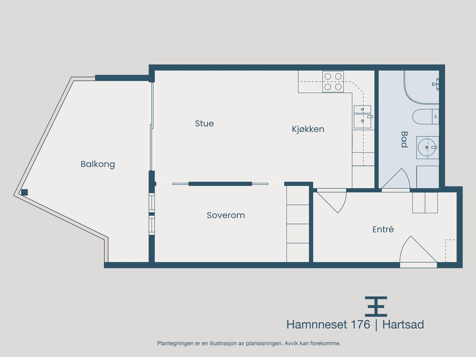 Plantegning Galleribilde