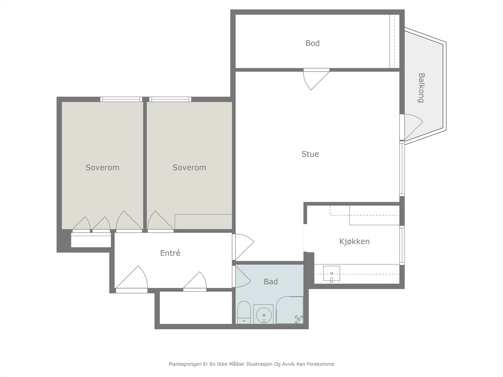 Plantegning Galleribilde