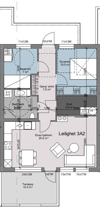 Plantegning Galleribilde