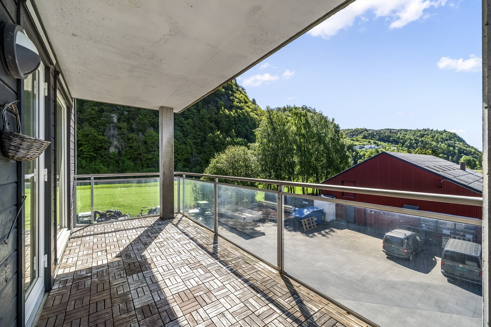 Utsikt fra veranda Galleribilde