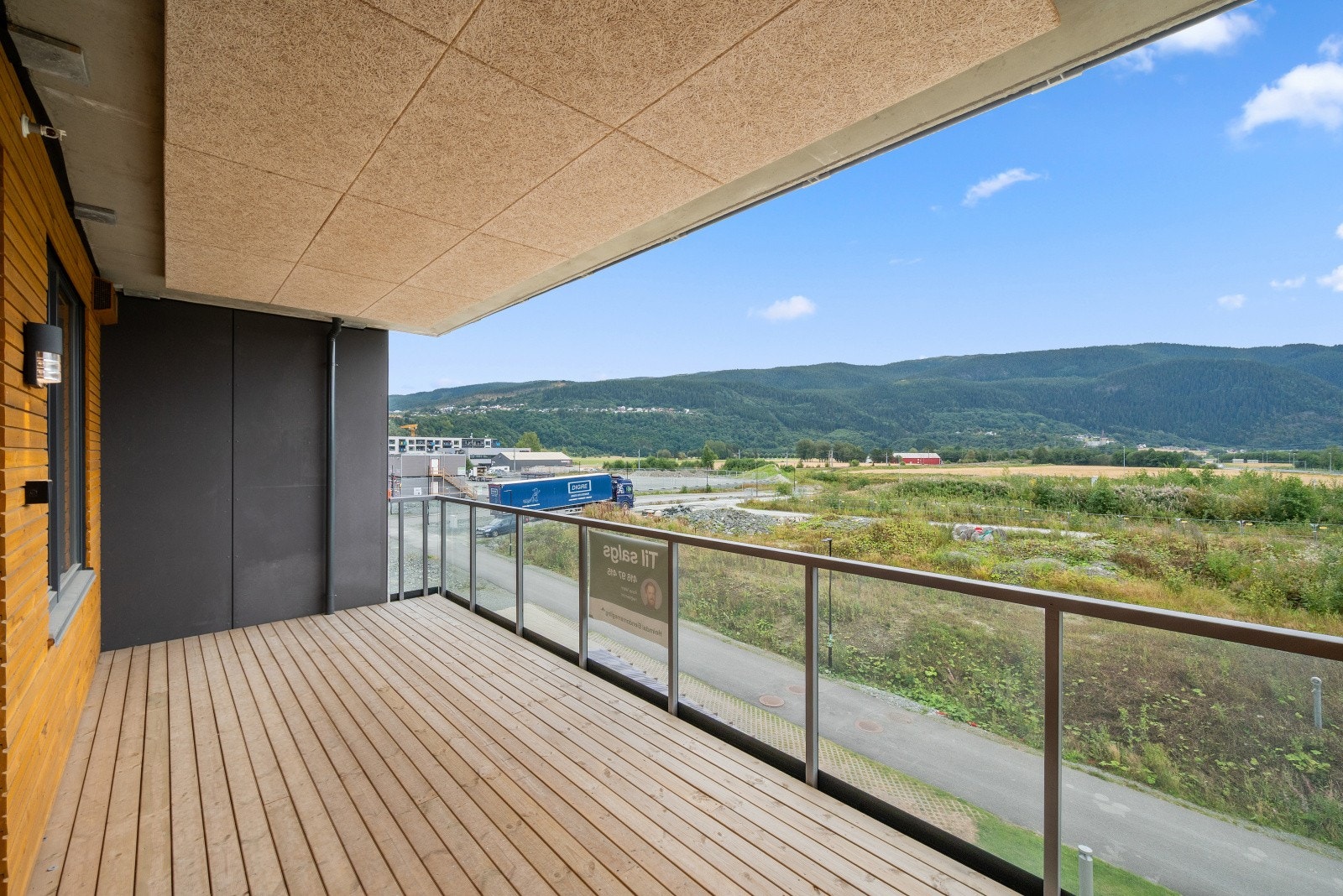 Balkongen er vendt mot sør. Galleribilde