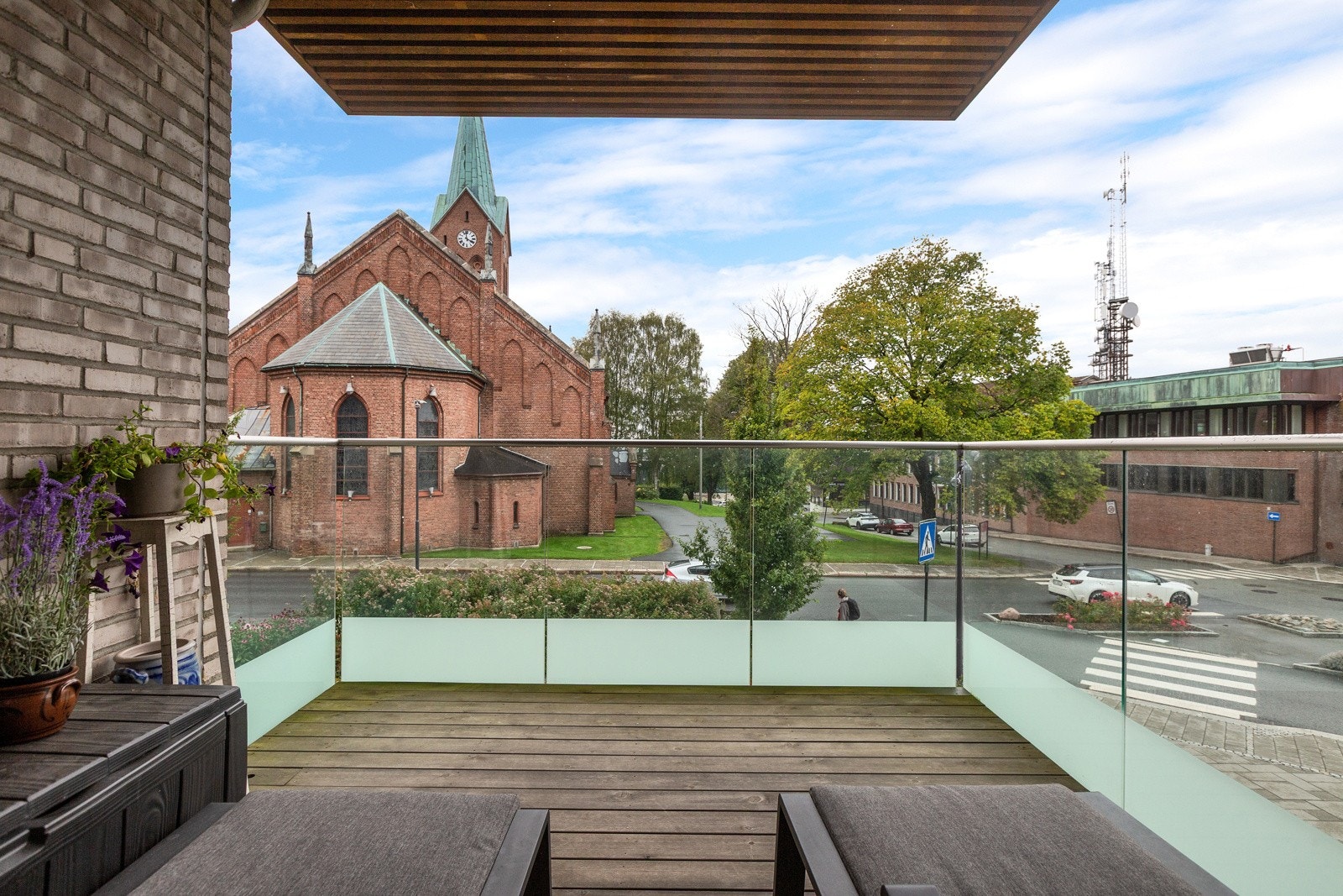 Stor veranda for gode sommerdager Galleribilde