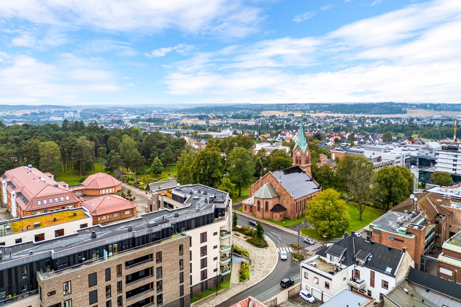 Dronefoto Galleribilde