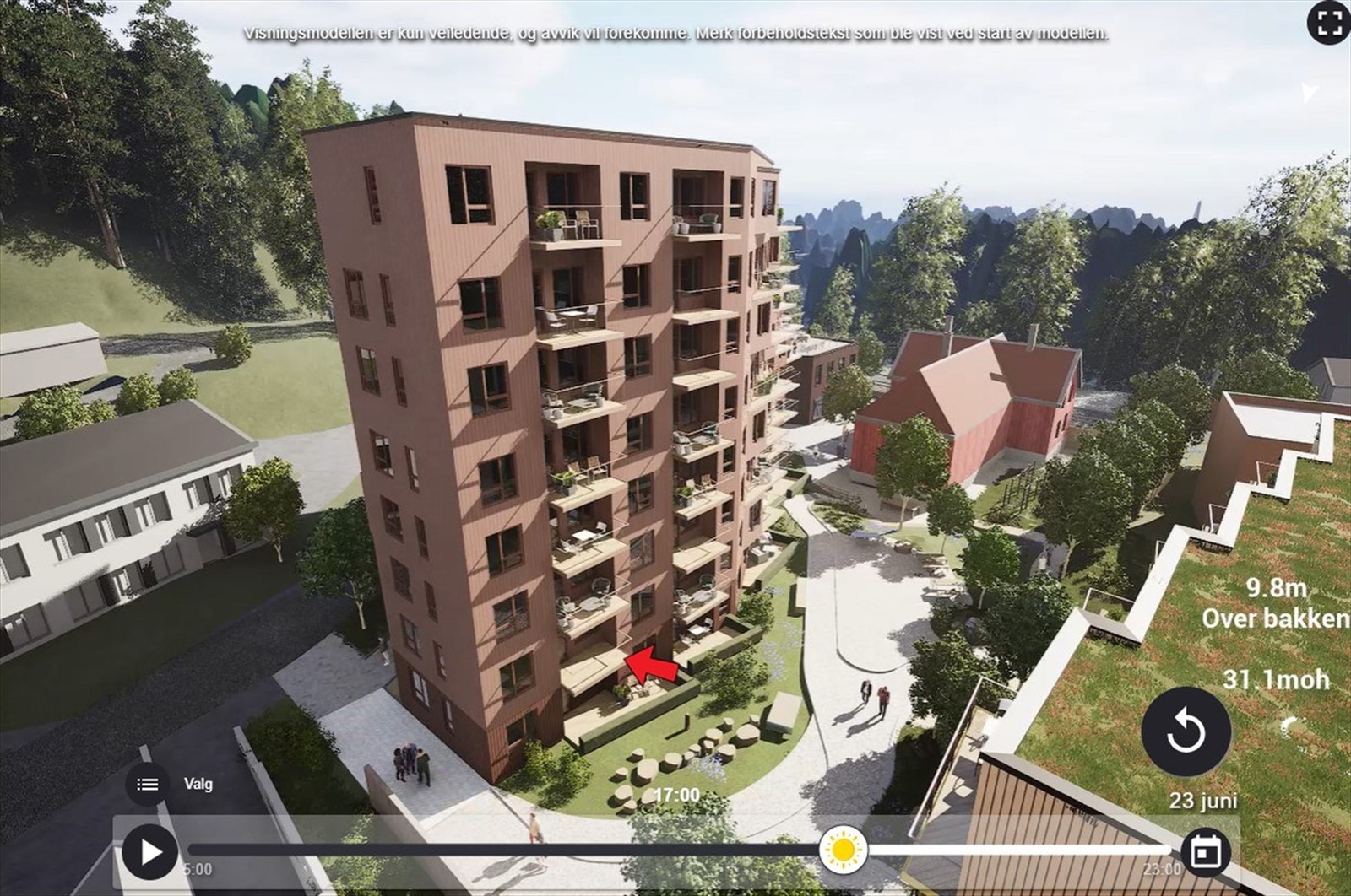 Illustrasjon hentet fra utbyggers simulator. Avvik kan forekomme. Galleribilde