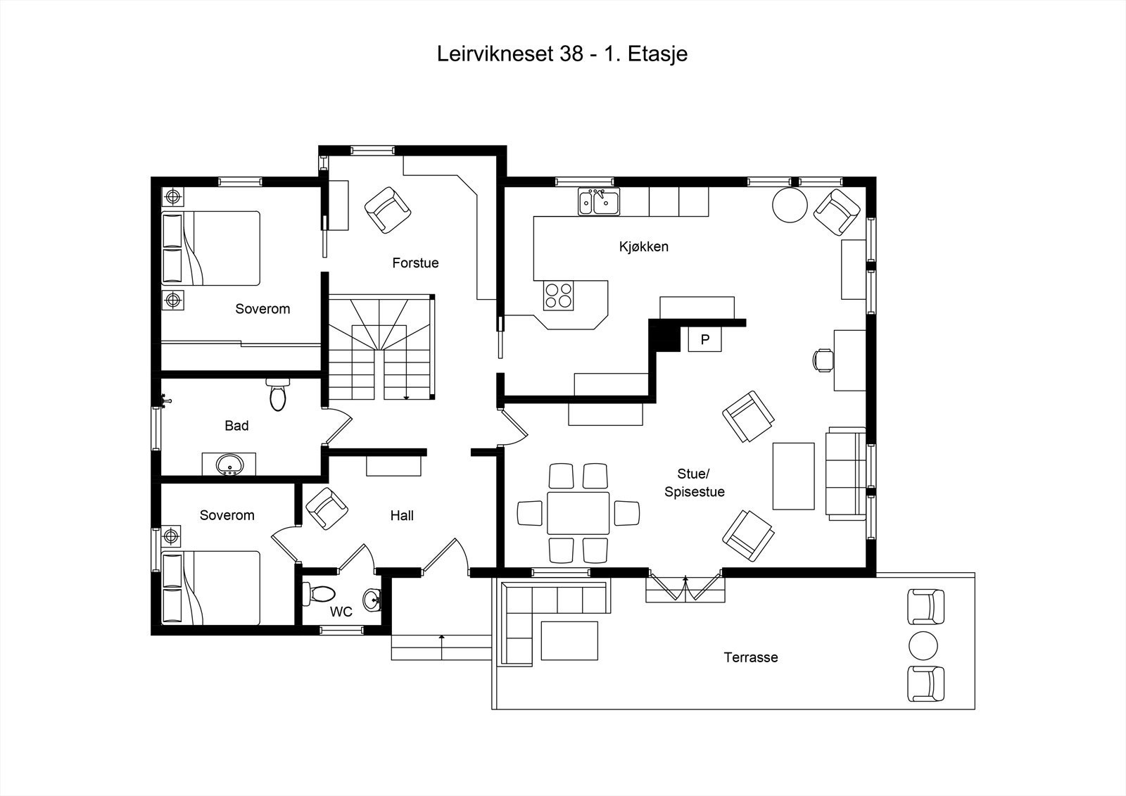 Planskisse Galleribilde