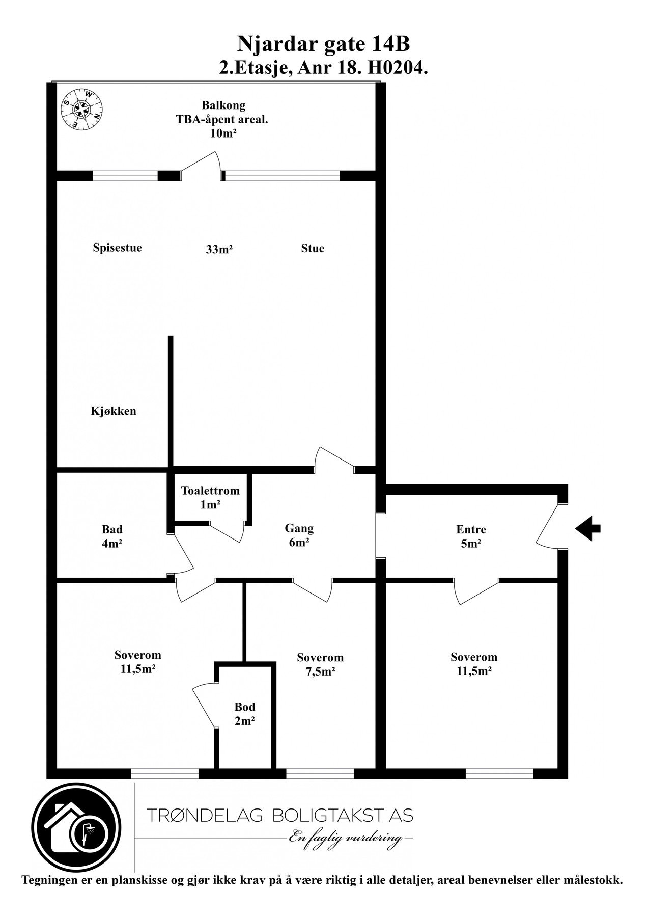 Planskisse. Galleribilde