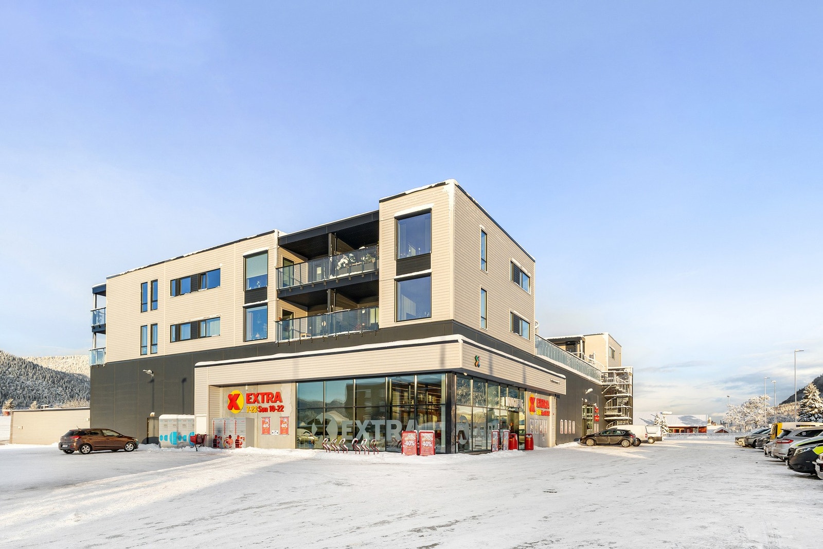 Med Extra rett utenfor døra. Galleribilde