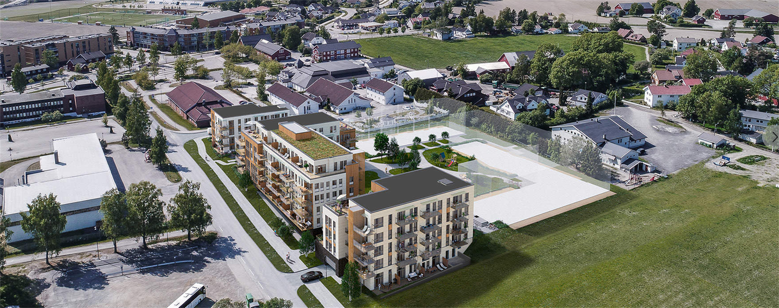 Illustrasjonsbilde over nærområdet. Galleribilde