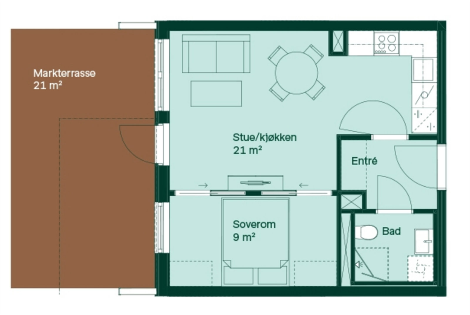 Plantegning Galleribilde