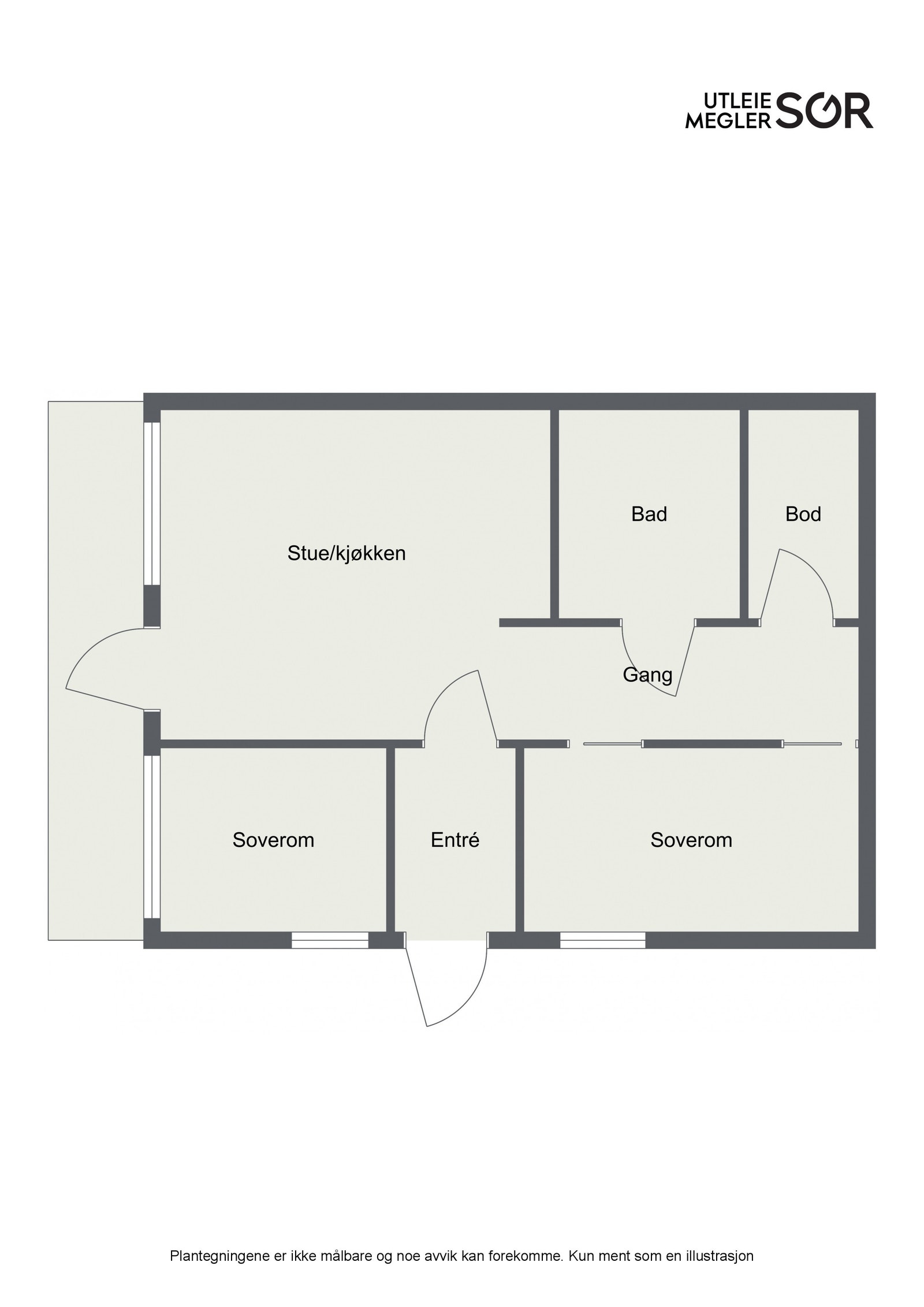 Plantegning Galleribilde