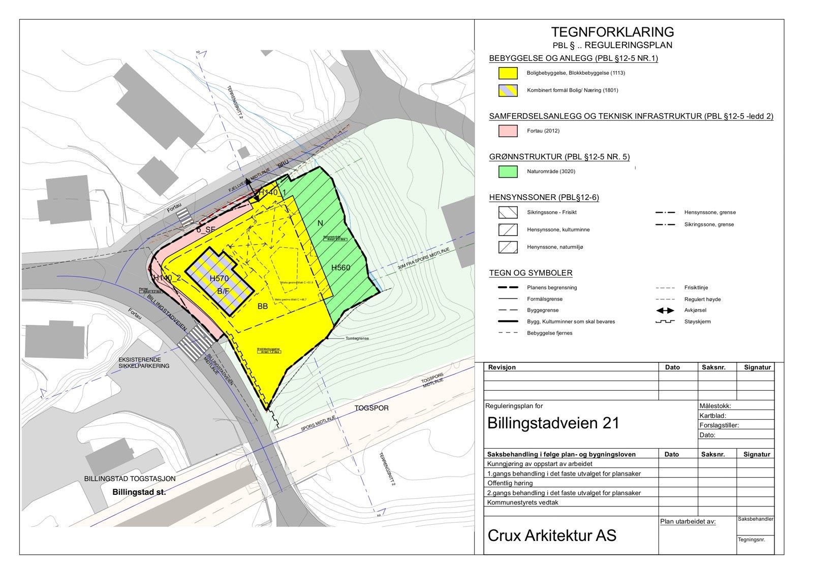 Reguleringsplankart illustrasjonsplan Galleribilde