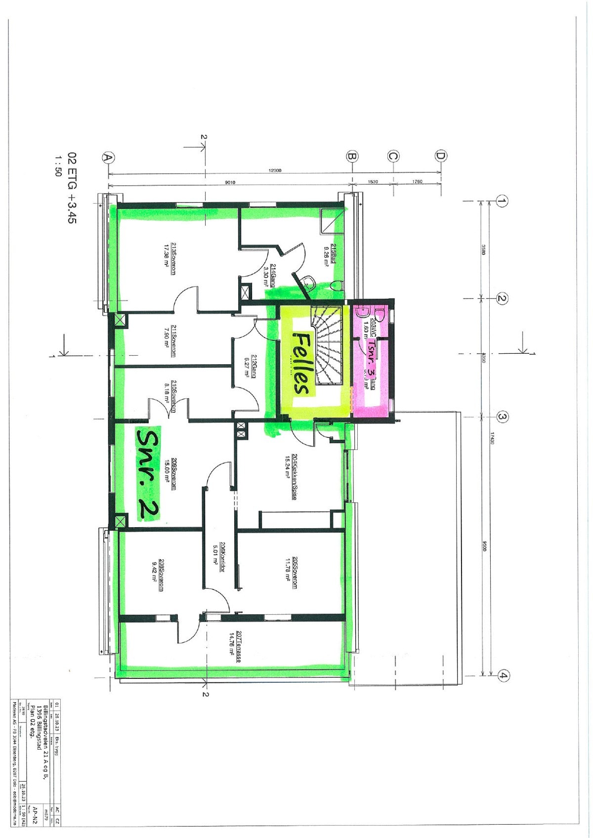 Tegninger seksjon 2 Galleribilde