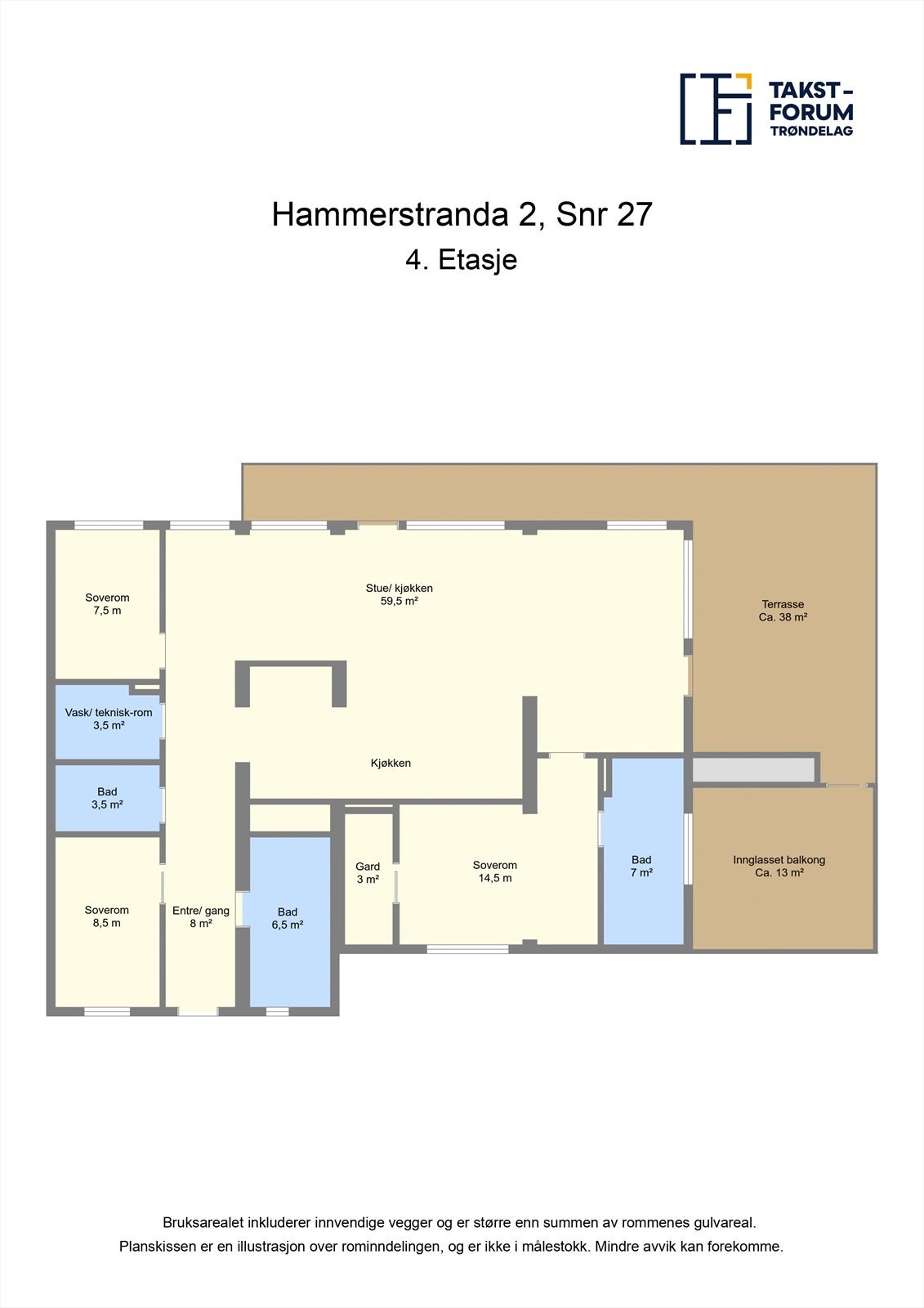 Plantegning Galleribilde