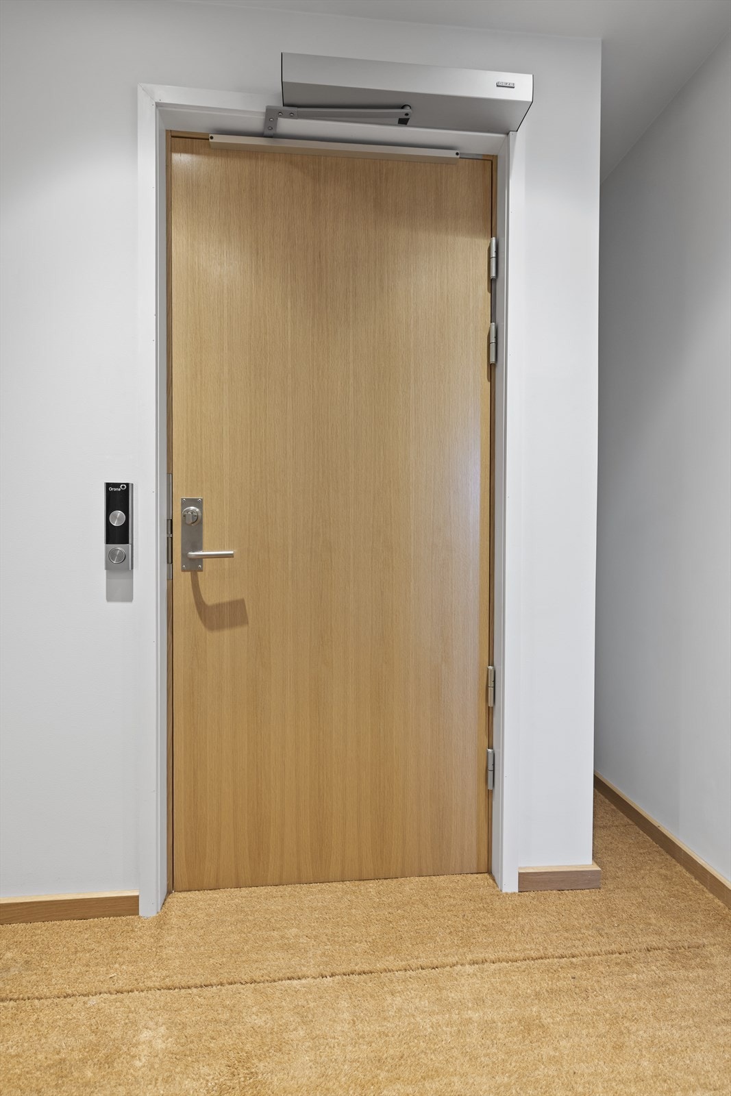 Dør til heis rett inn i leiligheten. Galleribilde