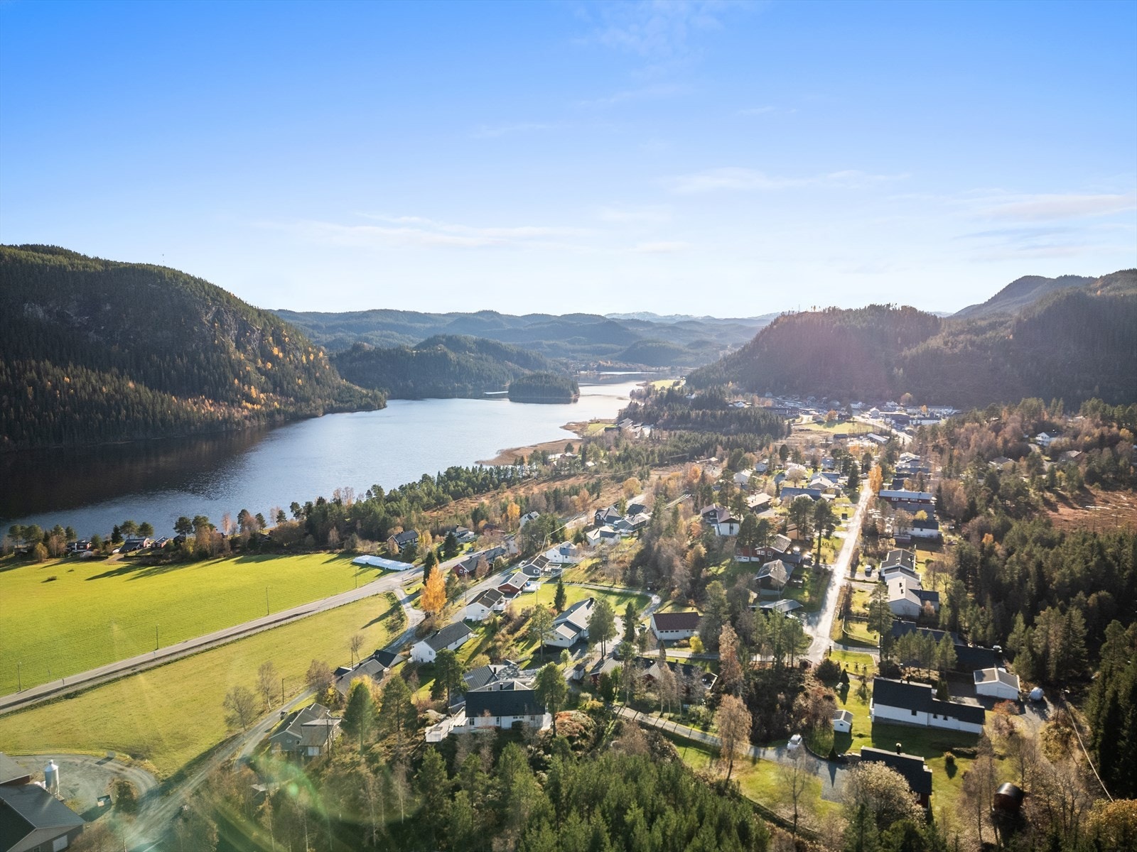 Dronebilde sommer Galleribilde