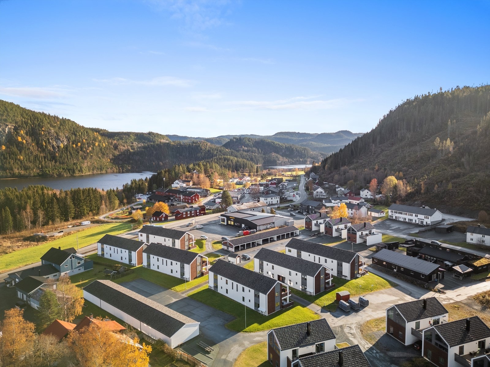 Dronebilde sommer Galleribilde