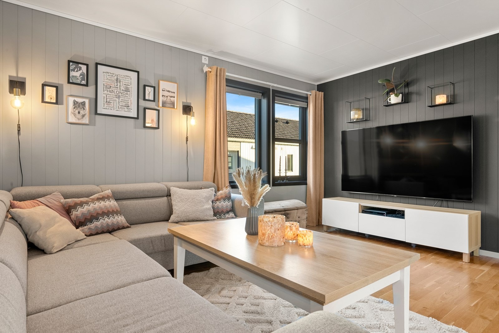 Moderne detaljer og herlige fargevalg Galleribilde