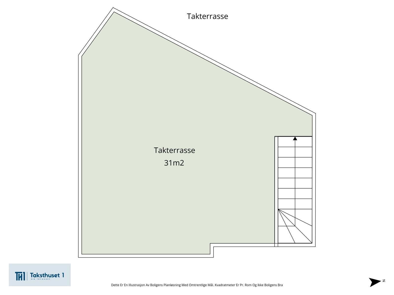 Takterrasse Galleribilde