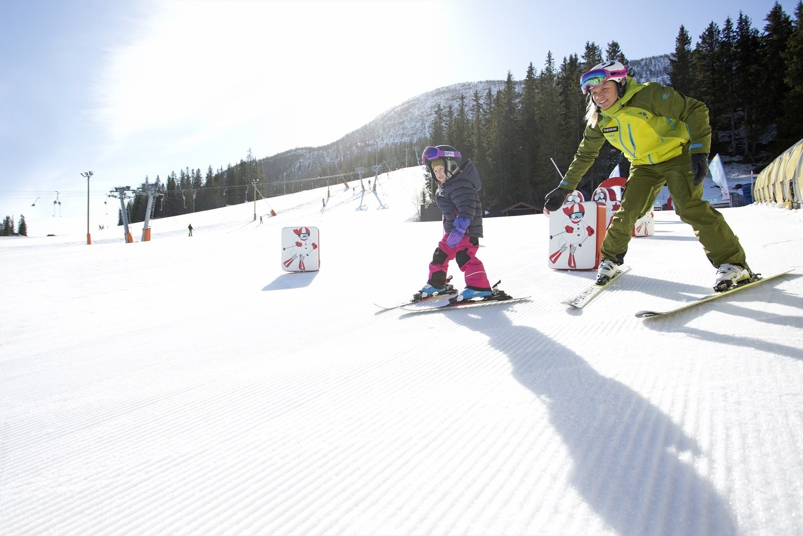 Barneområdet ligger rett utenfor Fjellandsbyen. Foto SkiStar, Kalle Hägglund. Galleribilde